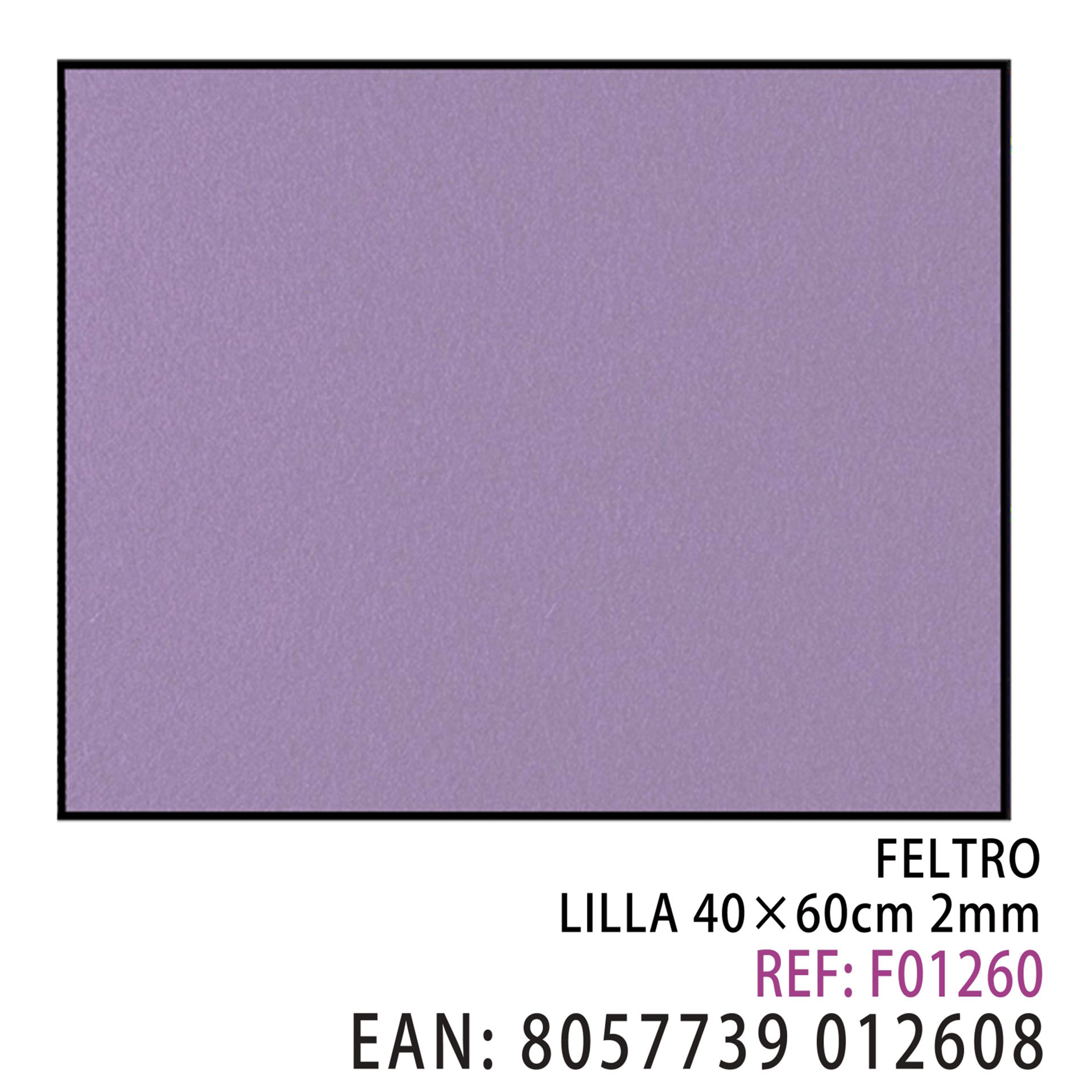 FELTRO LILLA  40 X 60CM X 2MMDz