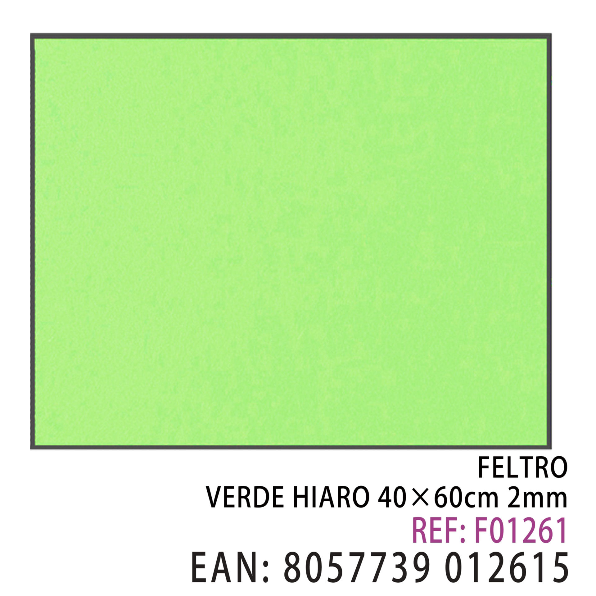 FELTRO VERDE PASTELLO  40 X 60CM X 2MMDz