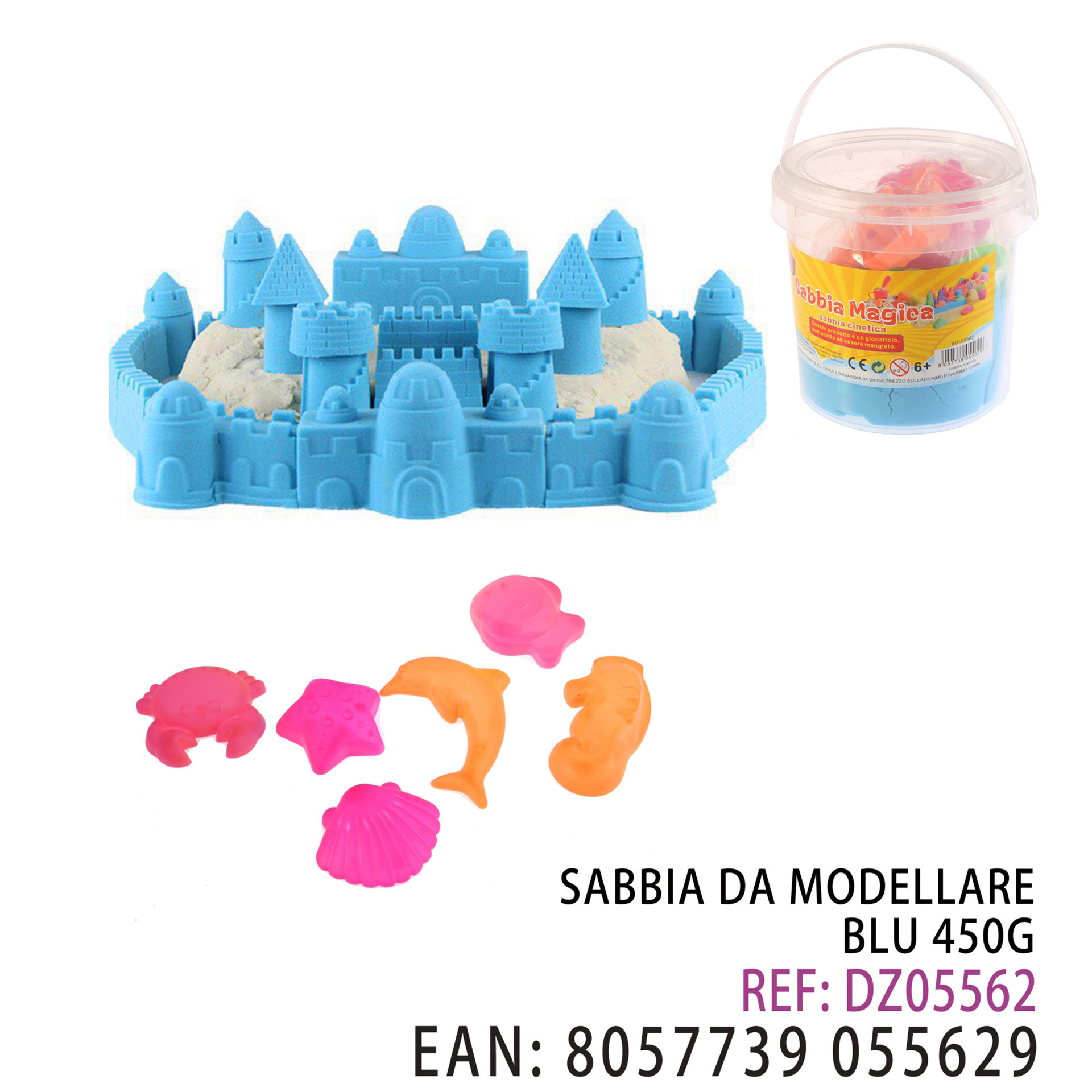 SABBIA DA MODELLARE BLU 450GDz