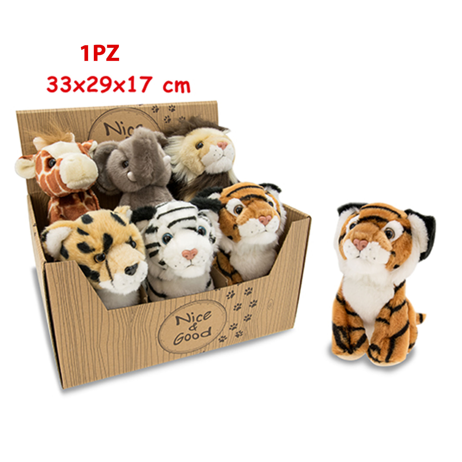 NICE & GOOD - ANIMALI SAVANA 18 CM 6 MDLTeorema