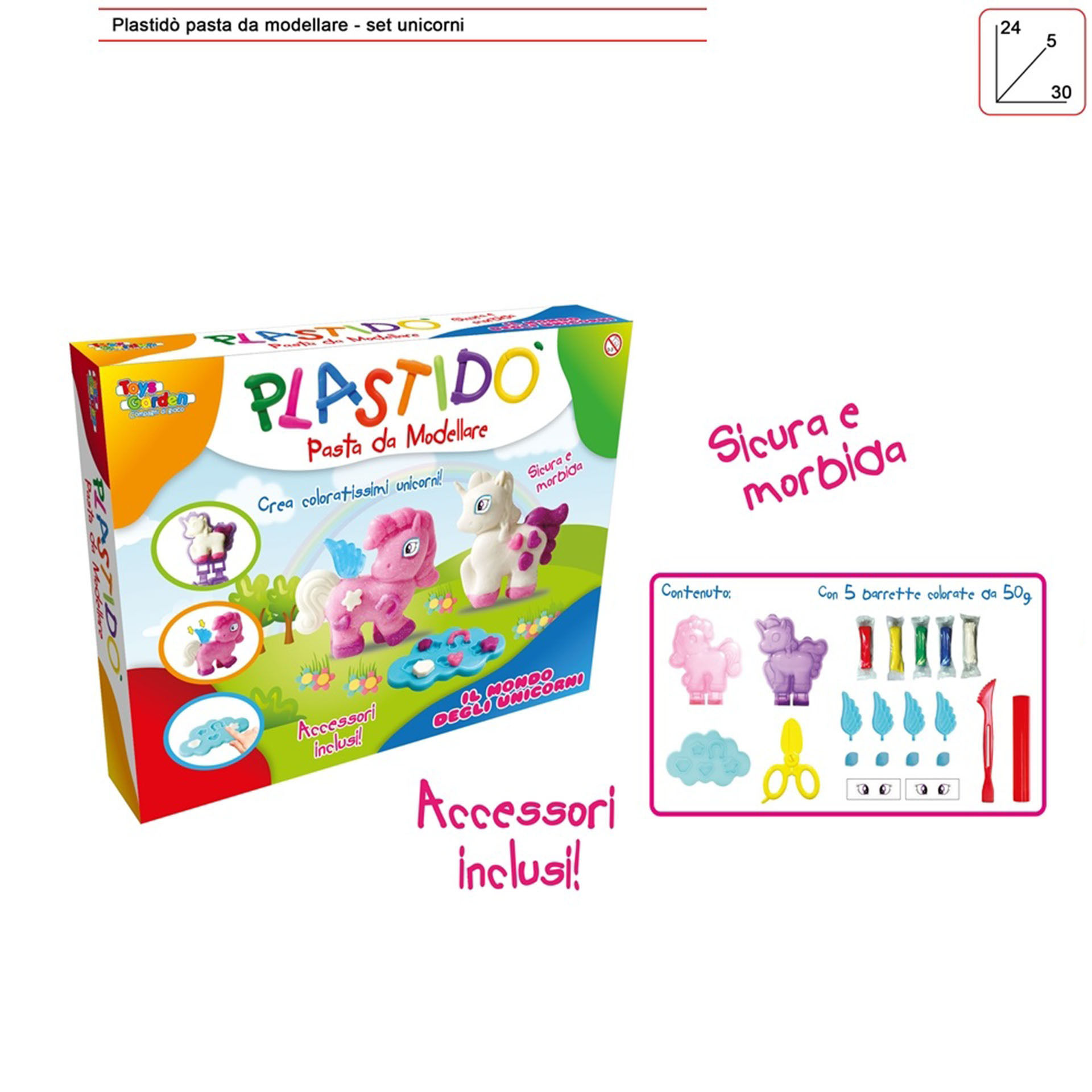 PLASTIDO  UNICORNIToys Garden