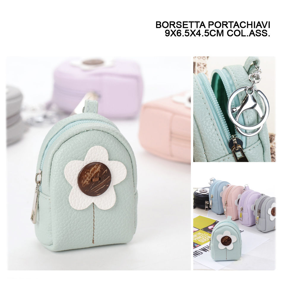 BORSETTA PORTACHIAVI  9X6.5X4.5CM ASS.Melissa