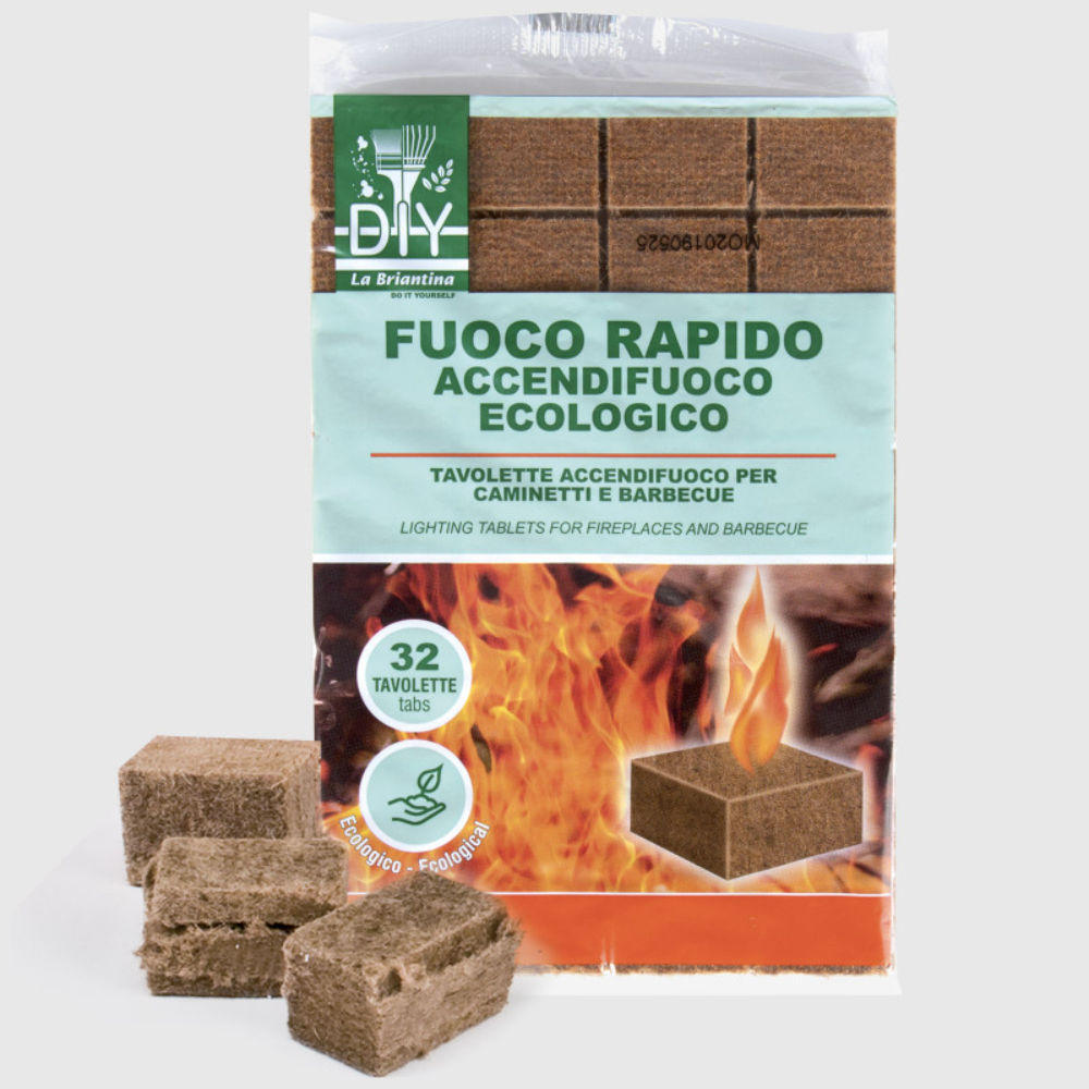 Accendifuoco Ecologico - 32 TavoletteLa Briantina