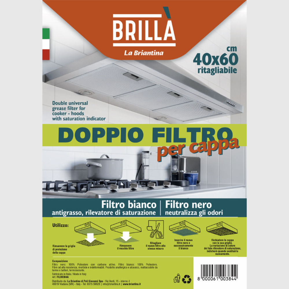 Filtro Cappa Doppia Azione - 40x60cmBriantina