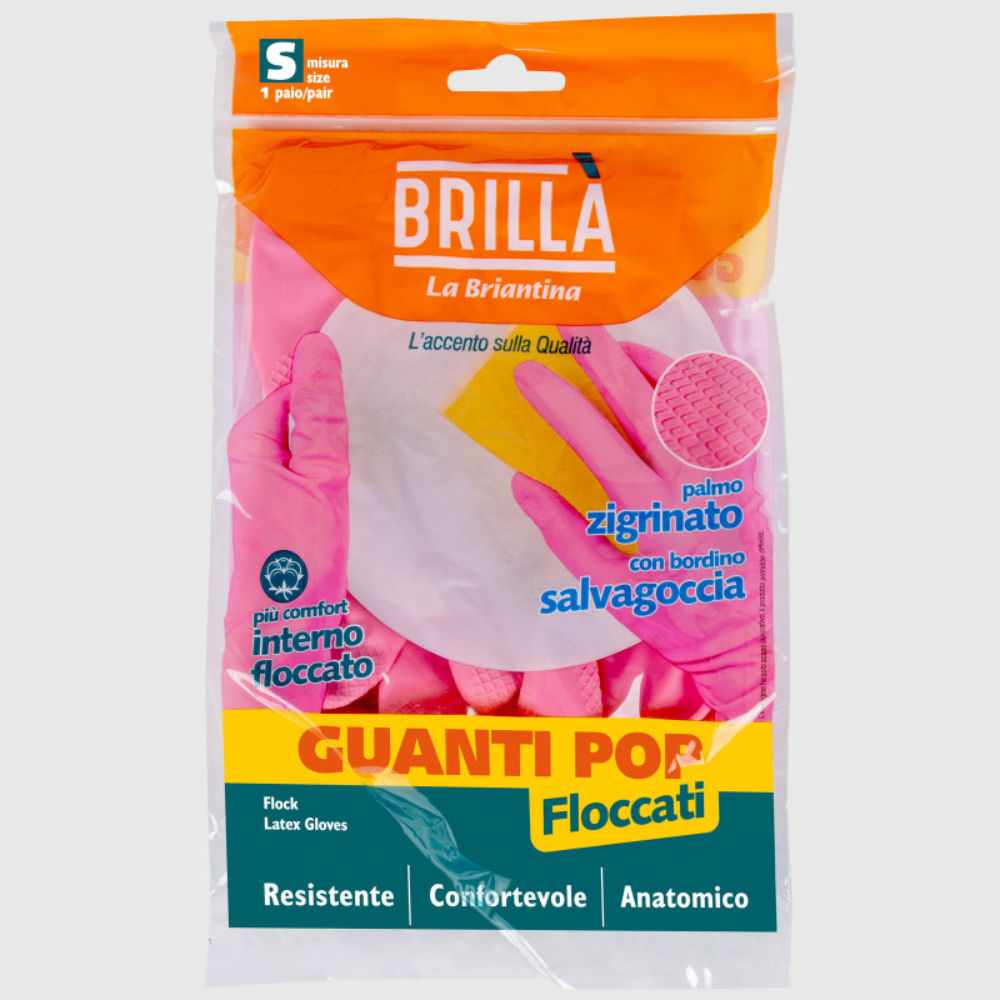 GUANTI IN LATTICE FLOCCATI - S - 1 PAIOBriantina