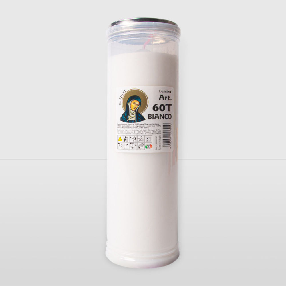LUMINO CERA S,RITA - BIANCO - T60La Briantina