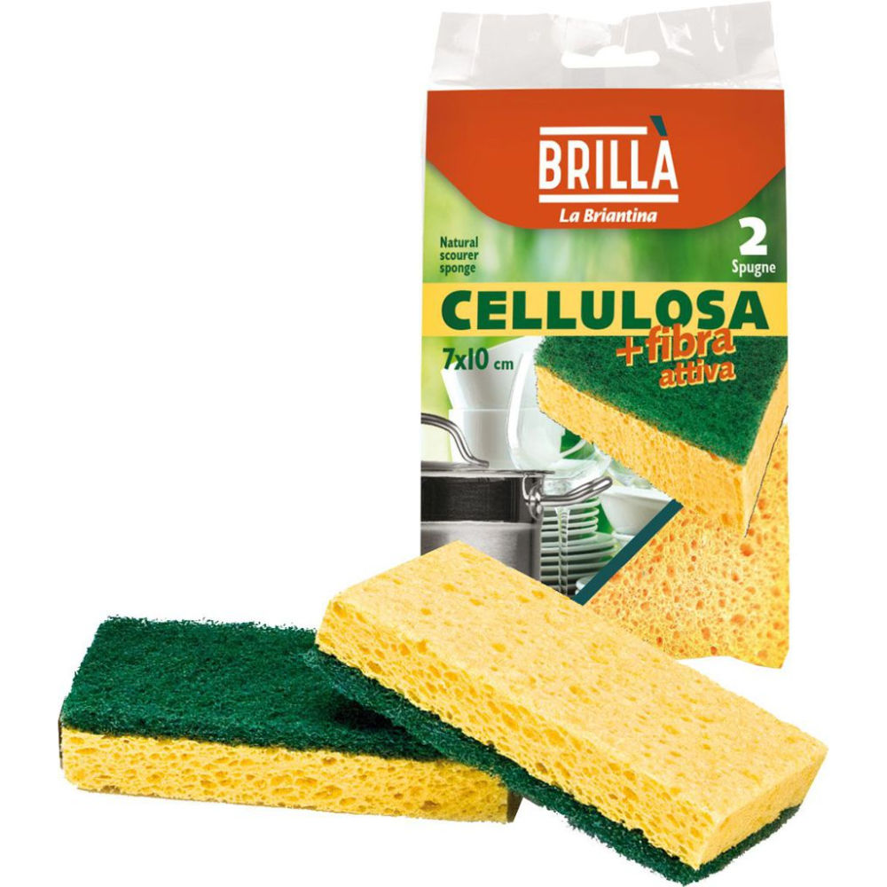 SPUGNA FIBRA E CELLULOSA - 2PZBriantina
