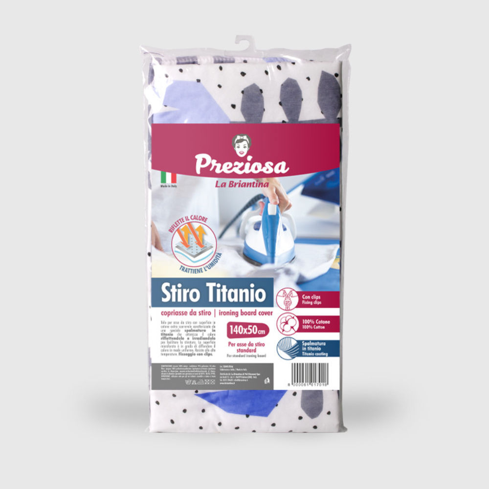 COPRIASSE STIRO TITANIO - CLIPS - 140x50CMBriantina
