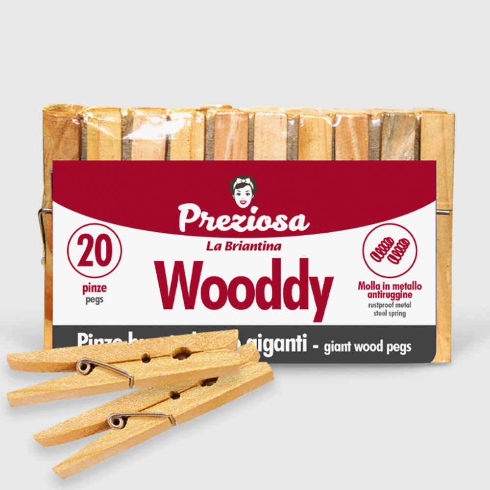 MOLLETTE BUCATO - LEGNO 10CM - 20PZBriantina