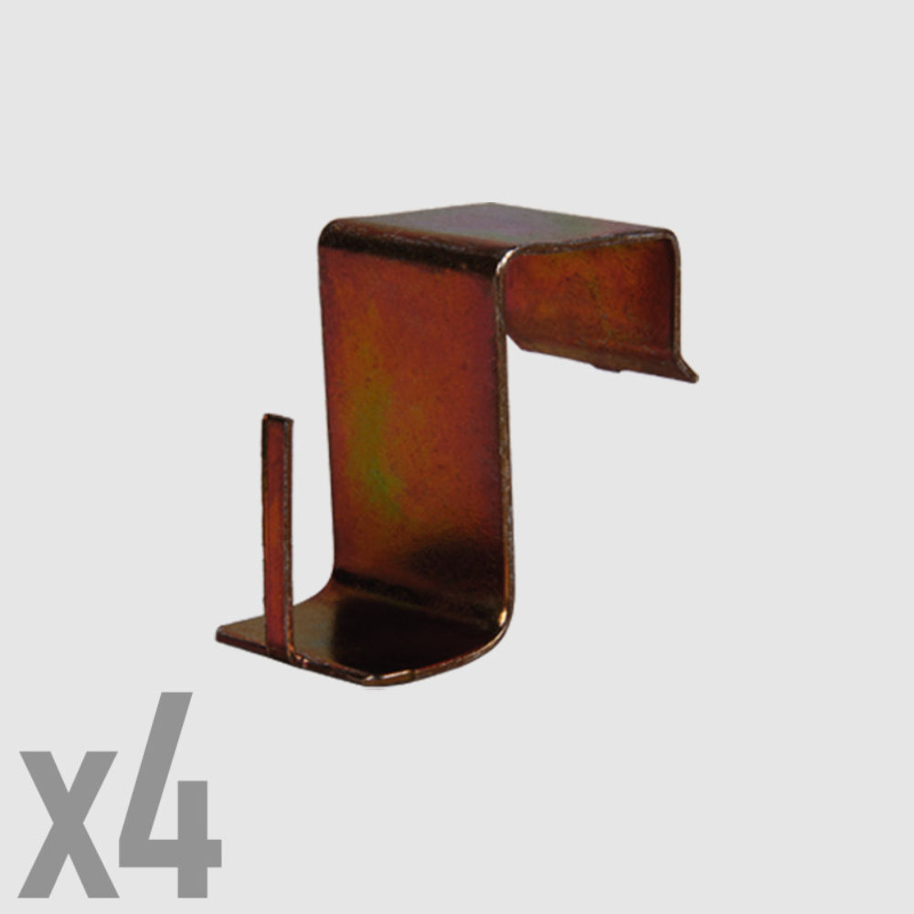 GANCI PER TENDINE VETRO 18MM  - 4PZBriantina