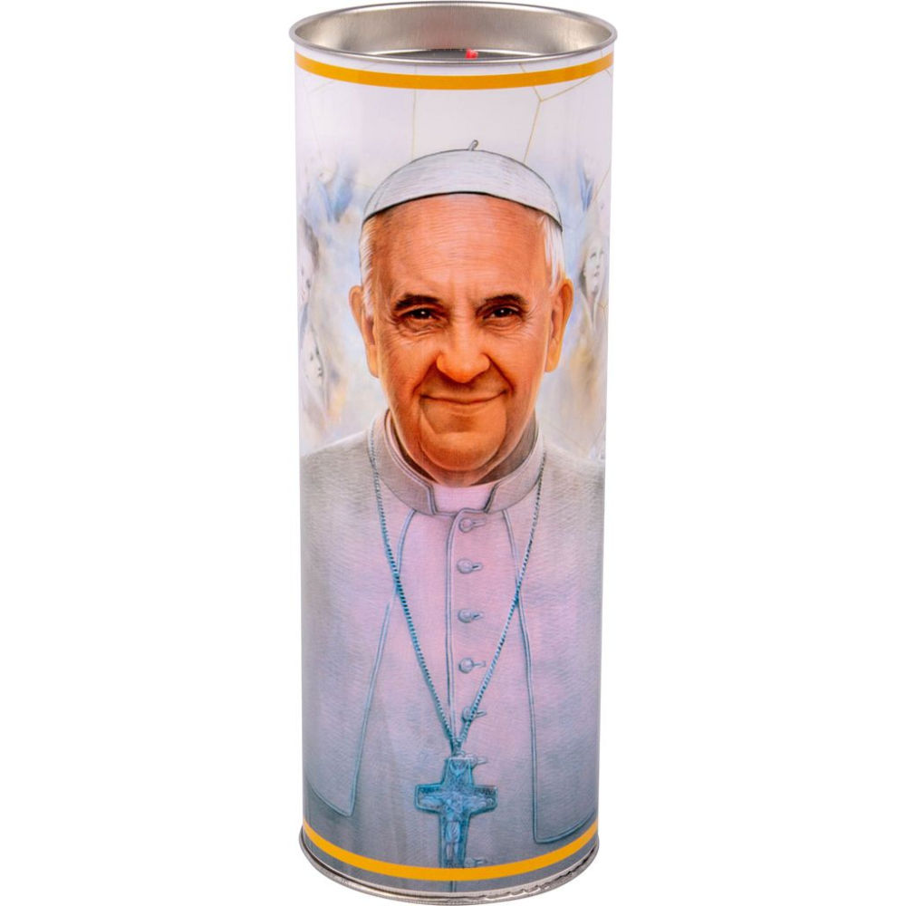 LUMINO CERA PAPA FRANCESCO - T50La Briantina