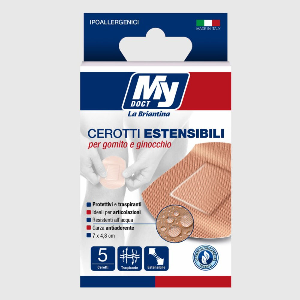 CEROTTI ELASTICI GOMITO E GINOCCHIO - 5PZBriantina