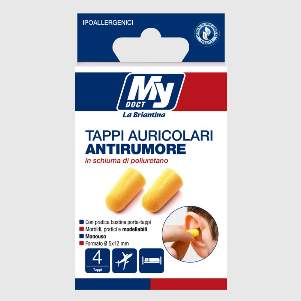 TAPPI AURICOLARI ANTIRUMORE - 4PZBriantina