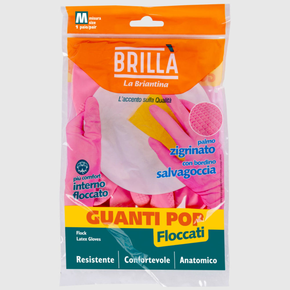 GUANTI IN LATTICE FLOCCATI - M - 1 PAIOBriantina