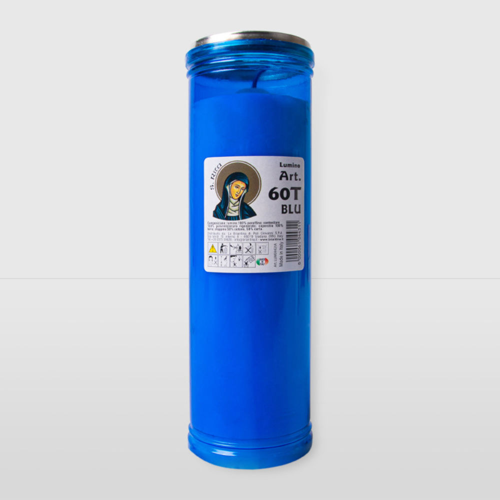 LUMINO CERA S,RITA - BLU - T60La Briantina
