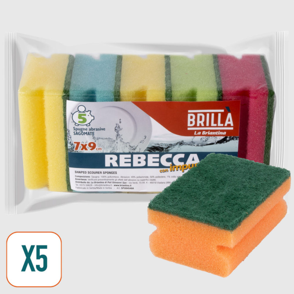 SPUGNE ABRASIVE SALVADITA - 5PZBriantina