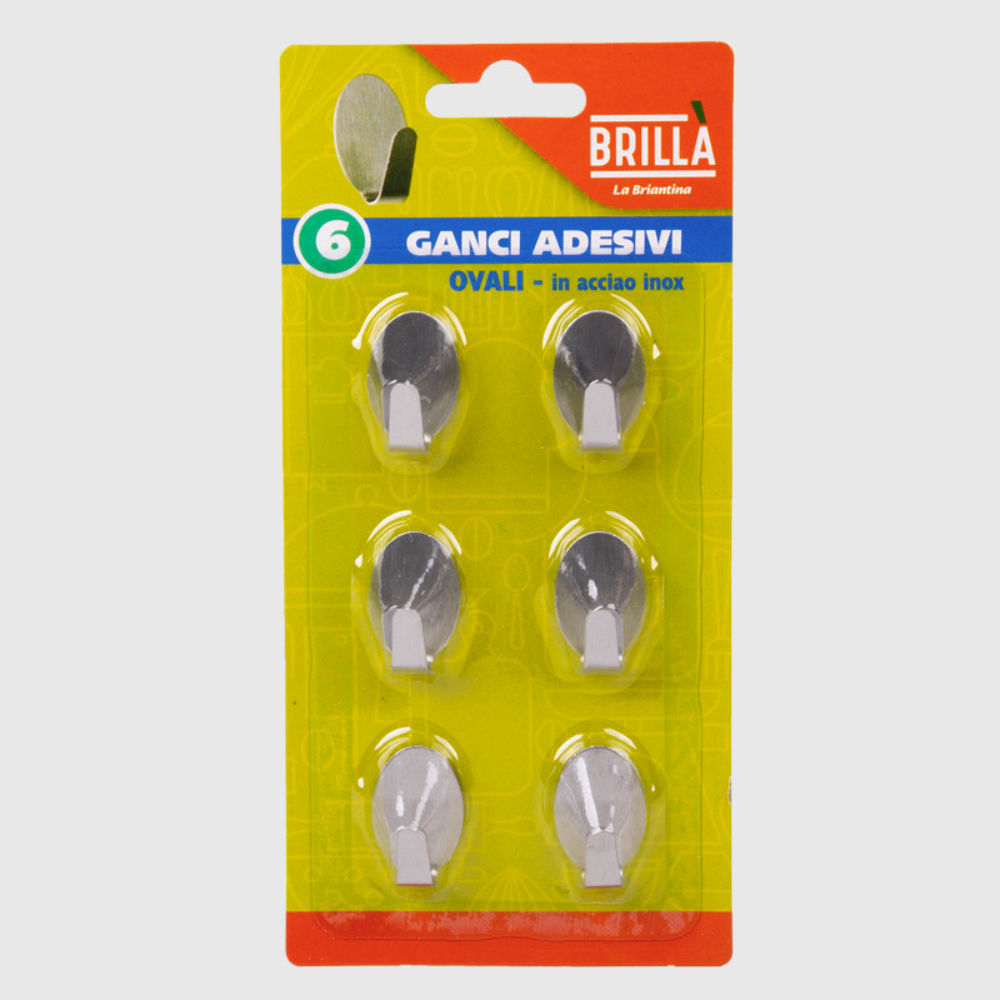 MINI GANCI OVALI - 6PZBriantina