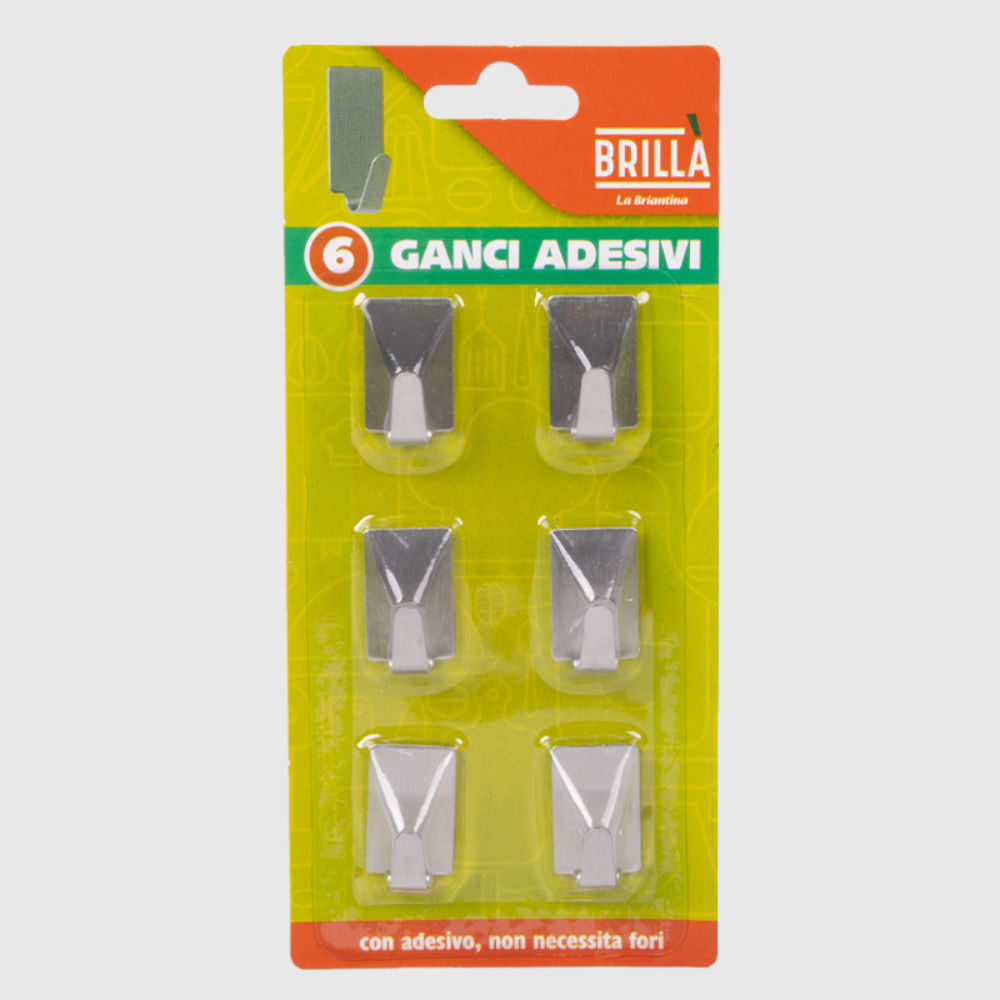 MINI GANCI RETTANGOLARI - 6PZBriantina
