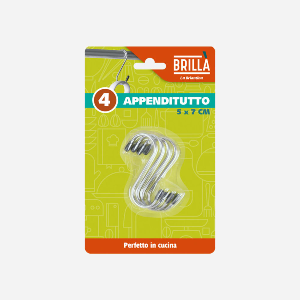 GANCI S - MULTIUSO 5x7CM - 4PZBriantina