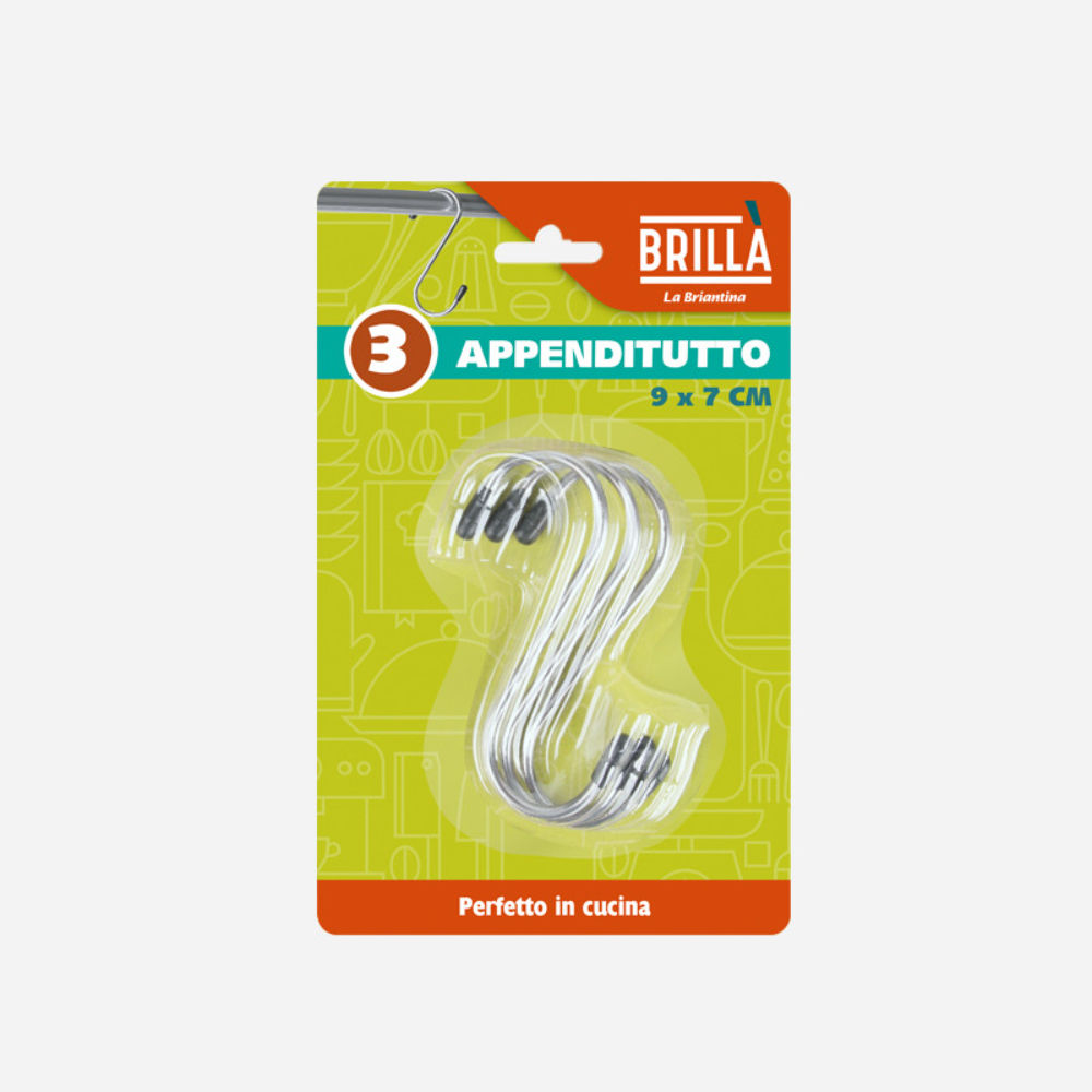 GANCI S - MULTIUSO 9x7CM - 3PZBriantina