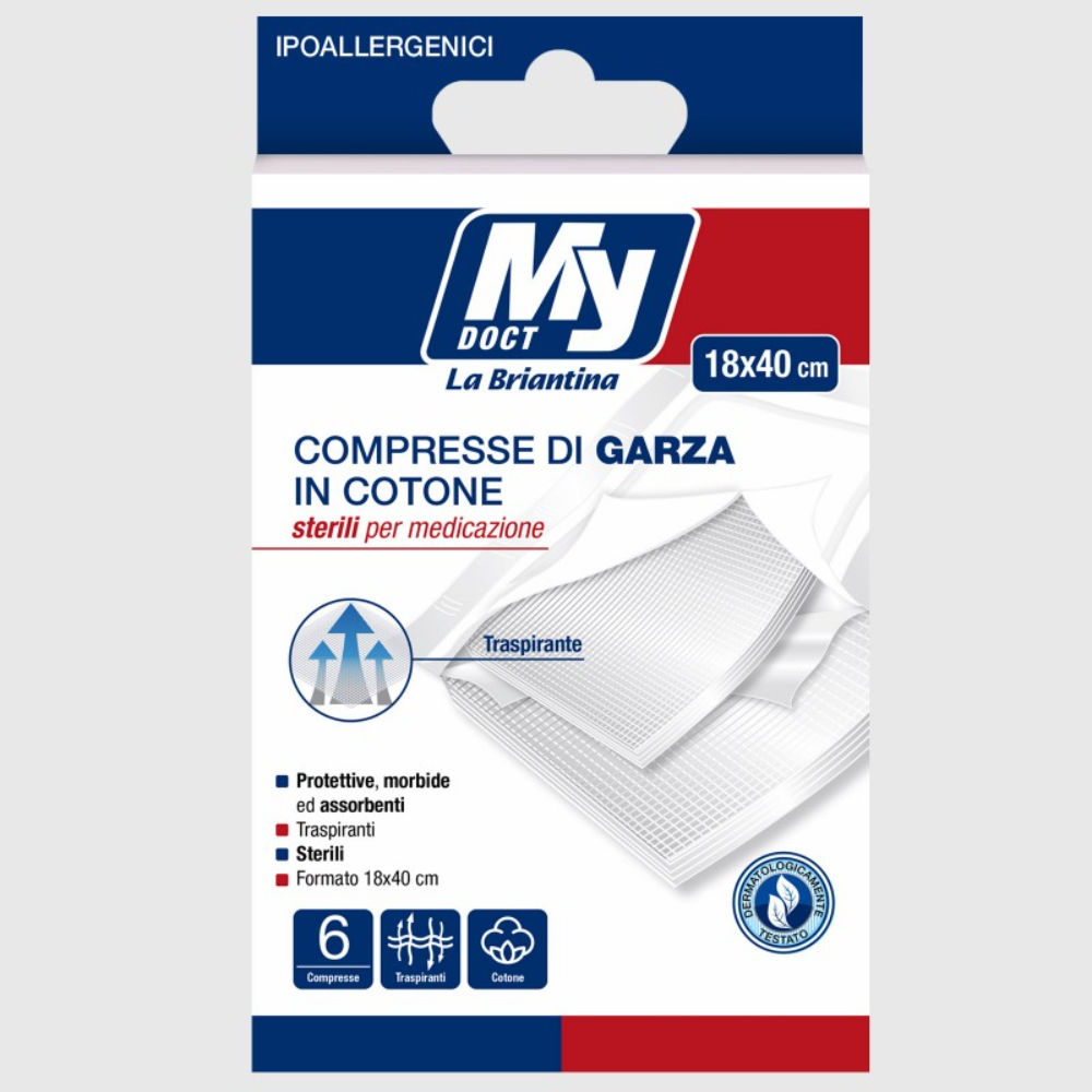 COMPRESSE DI GARZA STERILI - 6PZBriantina