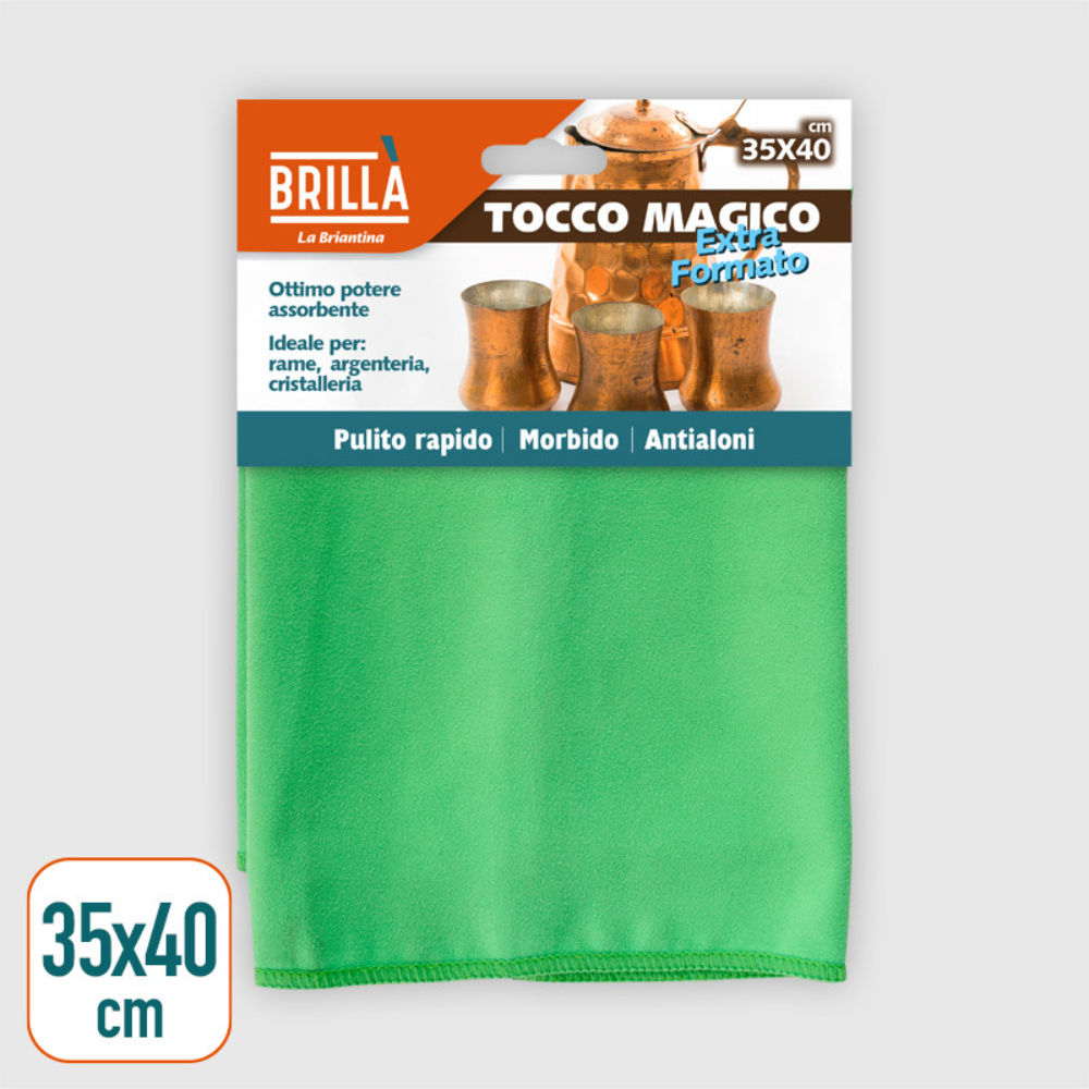 PANNO TOCCO MAGICO ARGENTERIA - 40x40CMBriantina