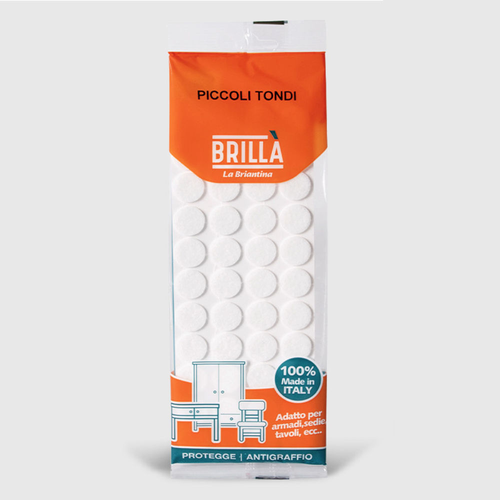 FELTRINI TONDI - BIANCO 20MM - 44PZBriantina