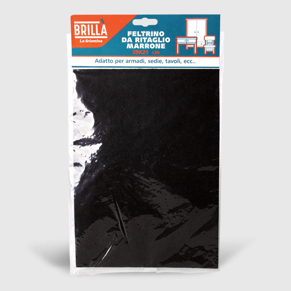 FELTRINO DA RITAGLIO MARRONE - 29x21CMBriantina