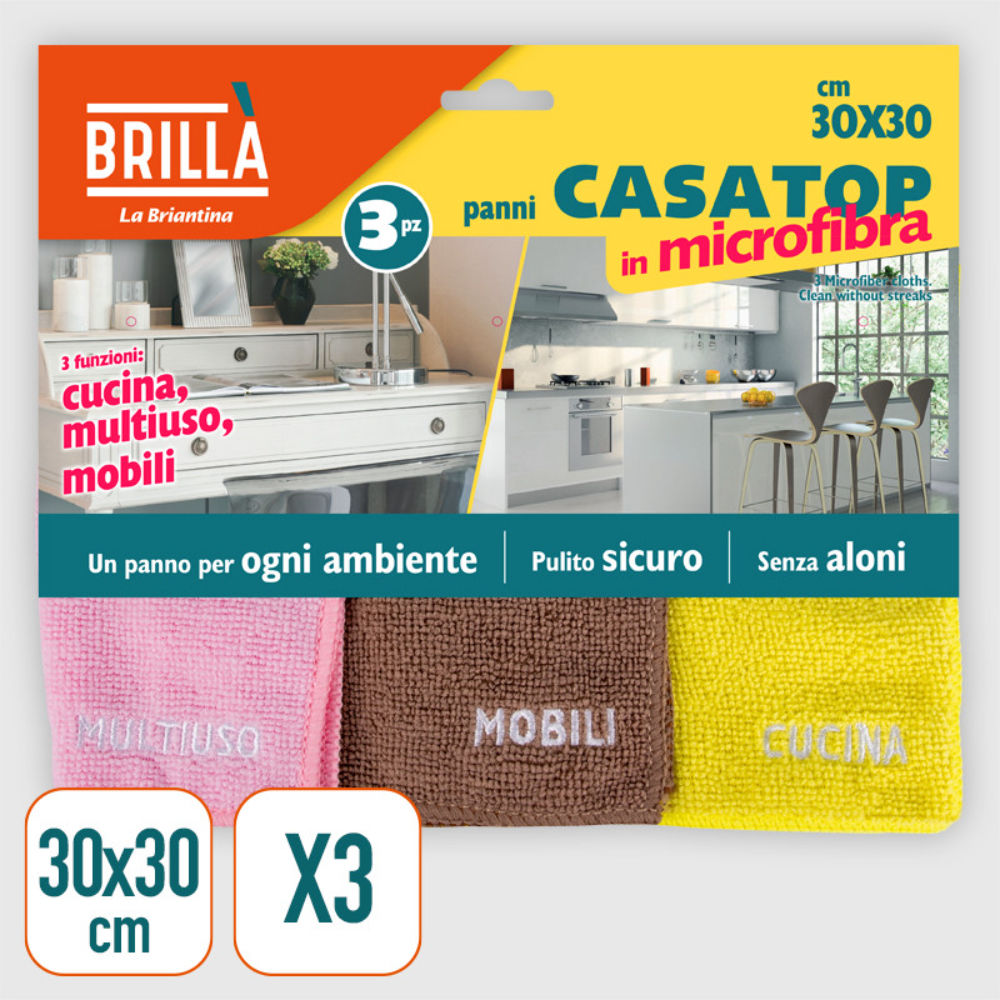 PANNI CASATOP 30x30CM - 3PZBriantina