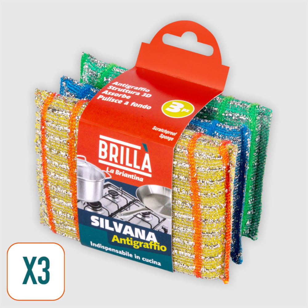 SPUGNA ANTIGRAFFIO SILVANA - 3PZBriantina