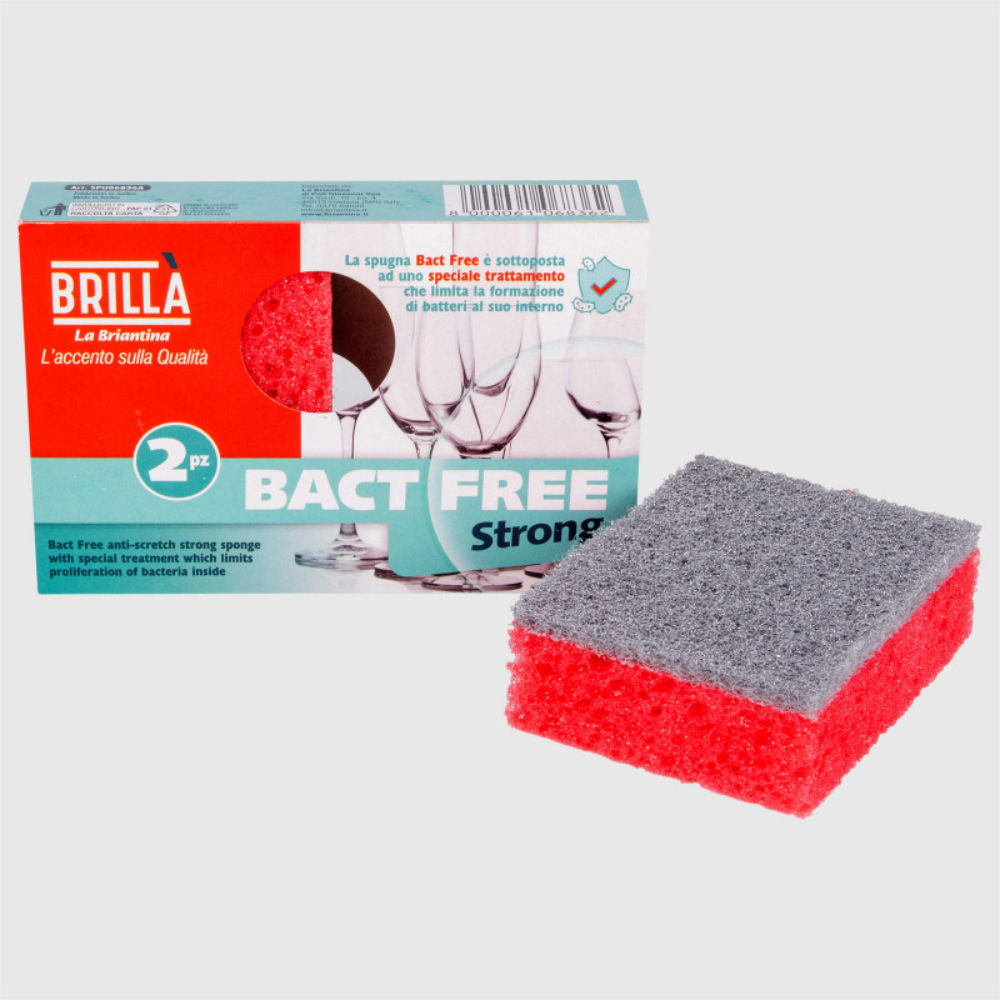 SPUGNA STRONG ANTIBATTERI - 2PZBriantina