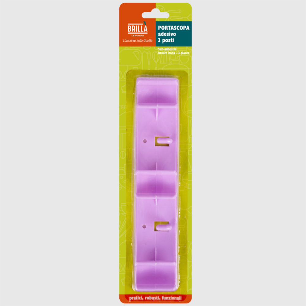 PORTASCOPA 3 POSTI - COLORI ASSORTITIBriantina