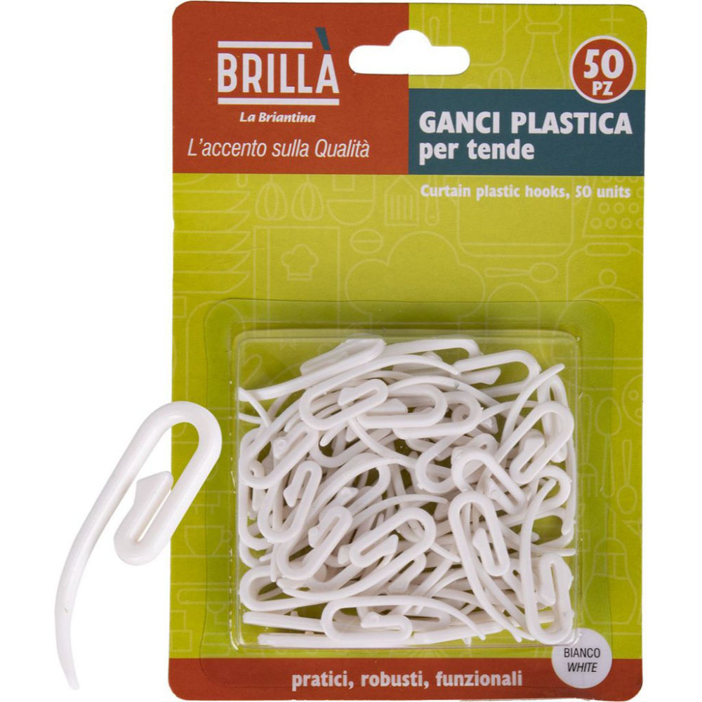 GANCI HOOKS PER TENDE - 50PZBriantina