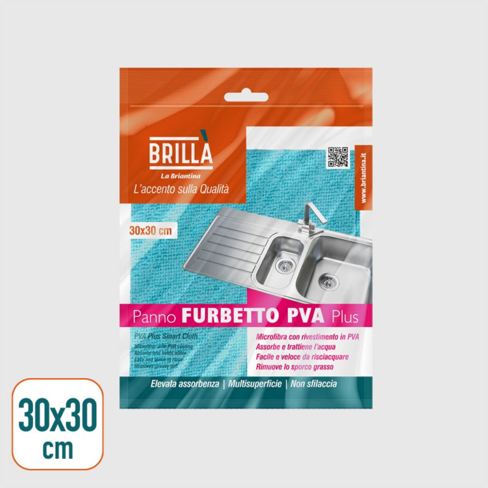 PANNO CUCINA PVA PLUS - 30x30CMBriantina
