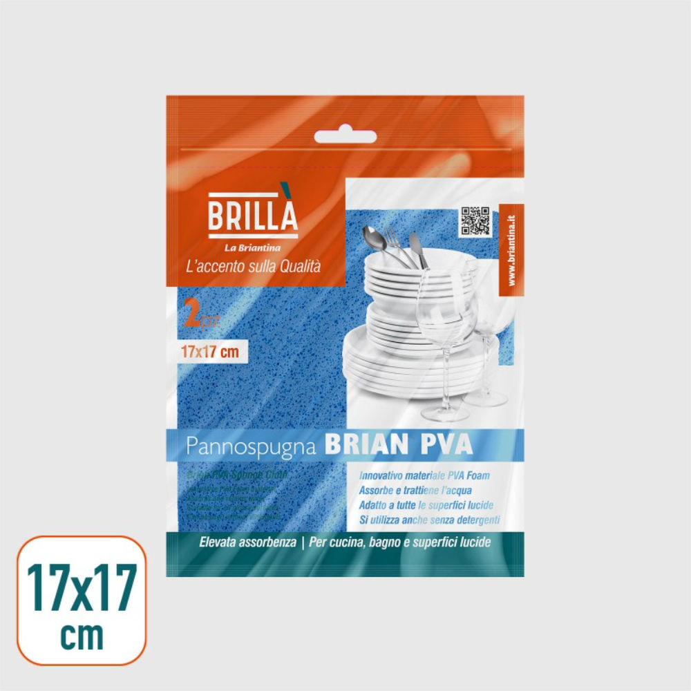 PANNOSPUGNA BRIAN 17X17CM - 2PZBriantina