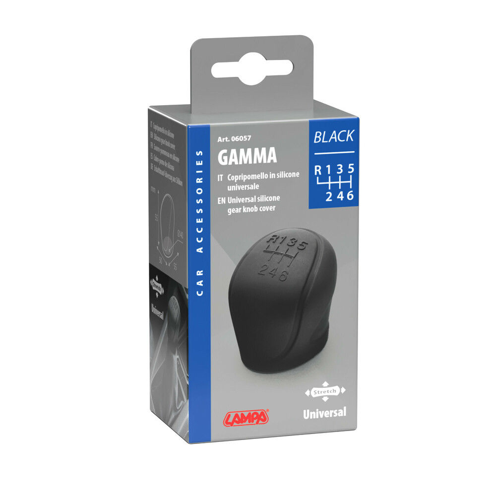 GAMMA - COPRIPOMELLO IN SILICONE - BLACKLampa