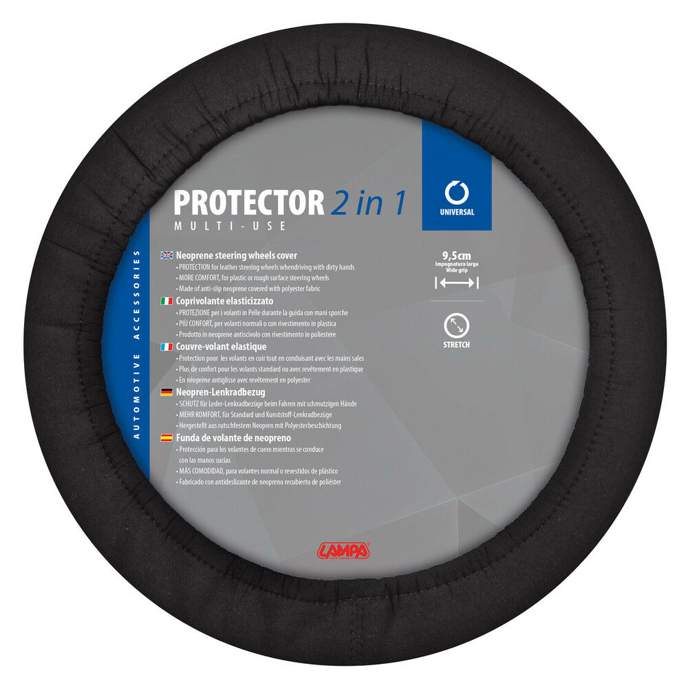PROTECTOR 2 IN 1 - COPRIVOLANTE NERO -  Ø34/45CMLampa