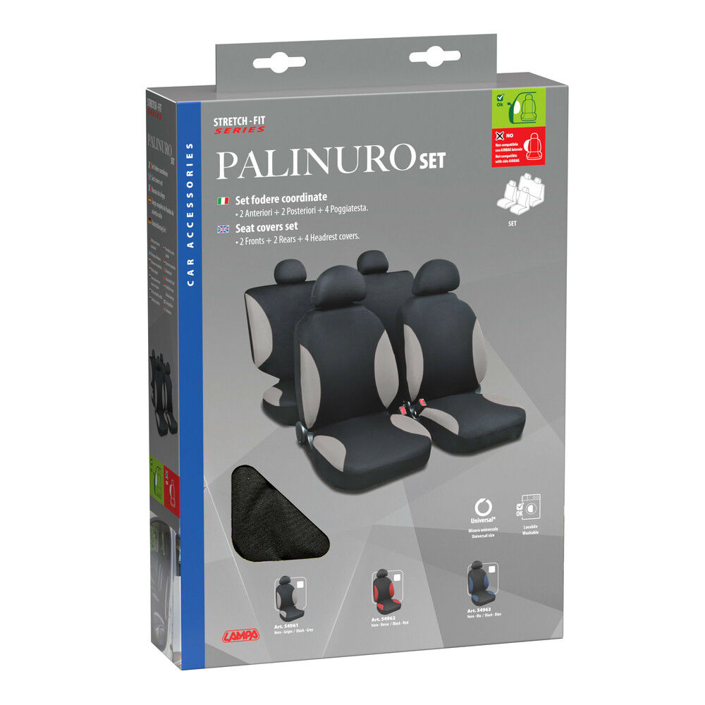 SET FODERE SEDILI COORDINATE - PALINURO BLULampa
