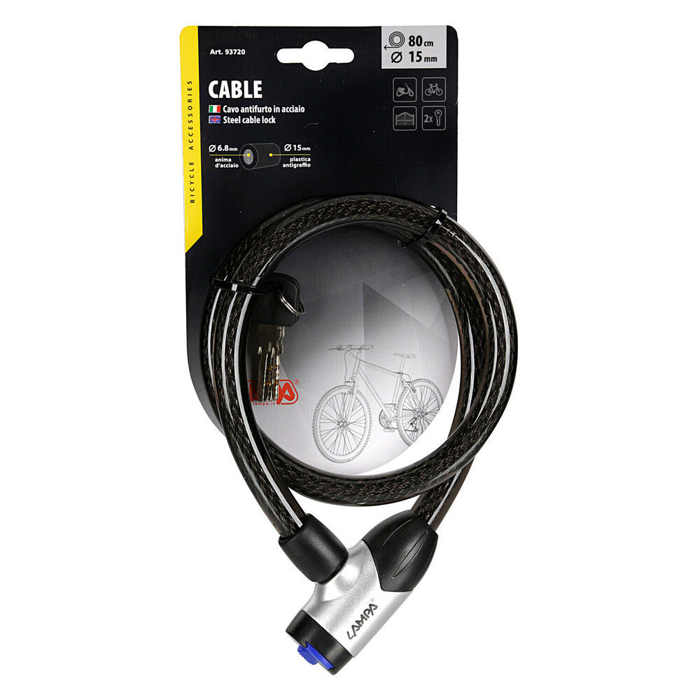 CAVO ANTIFURTO CA-0 CM80 MM15Lampa