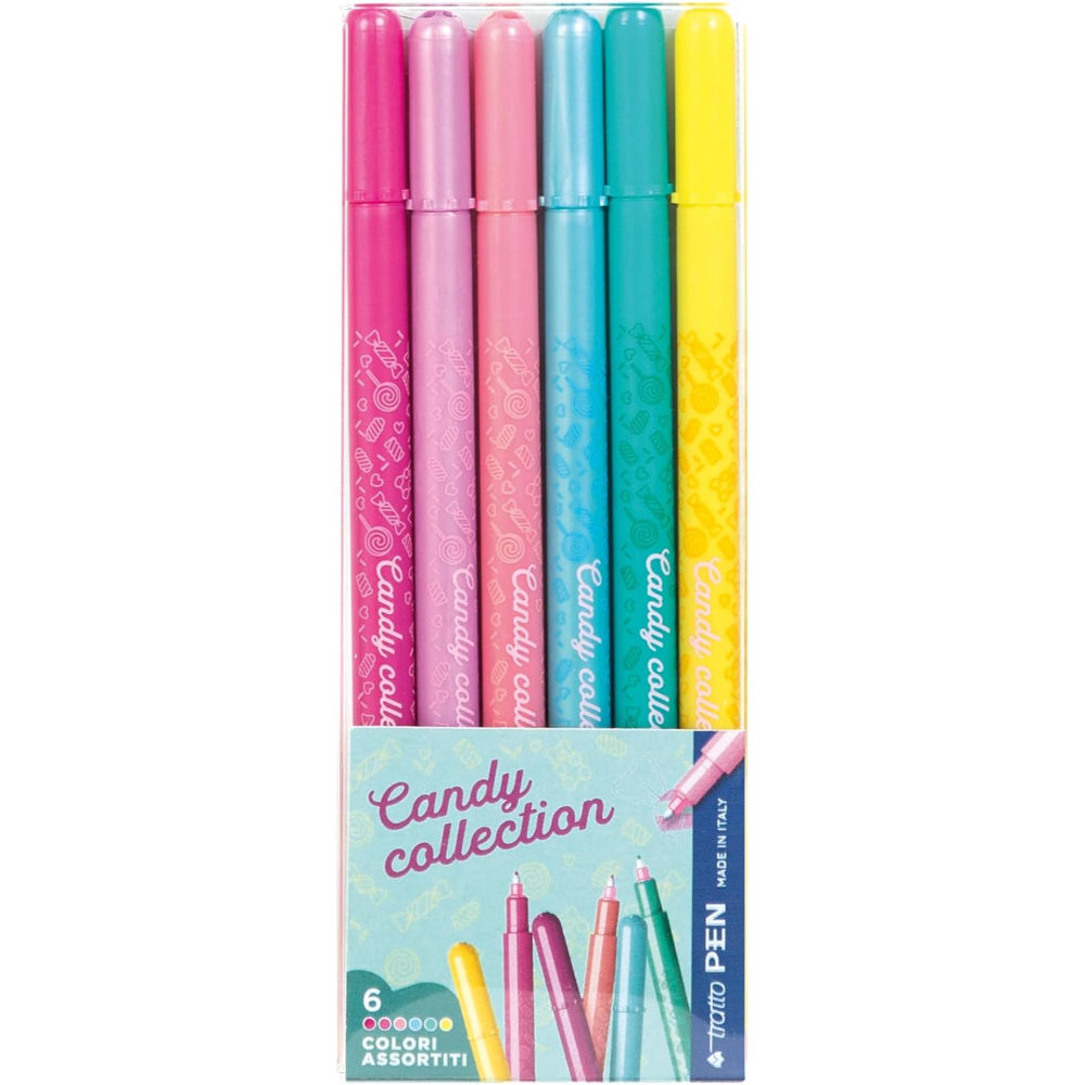 TRATTO PEN CANDY COLLECTION - 6PZTratto