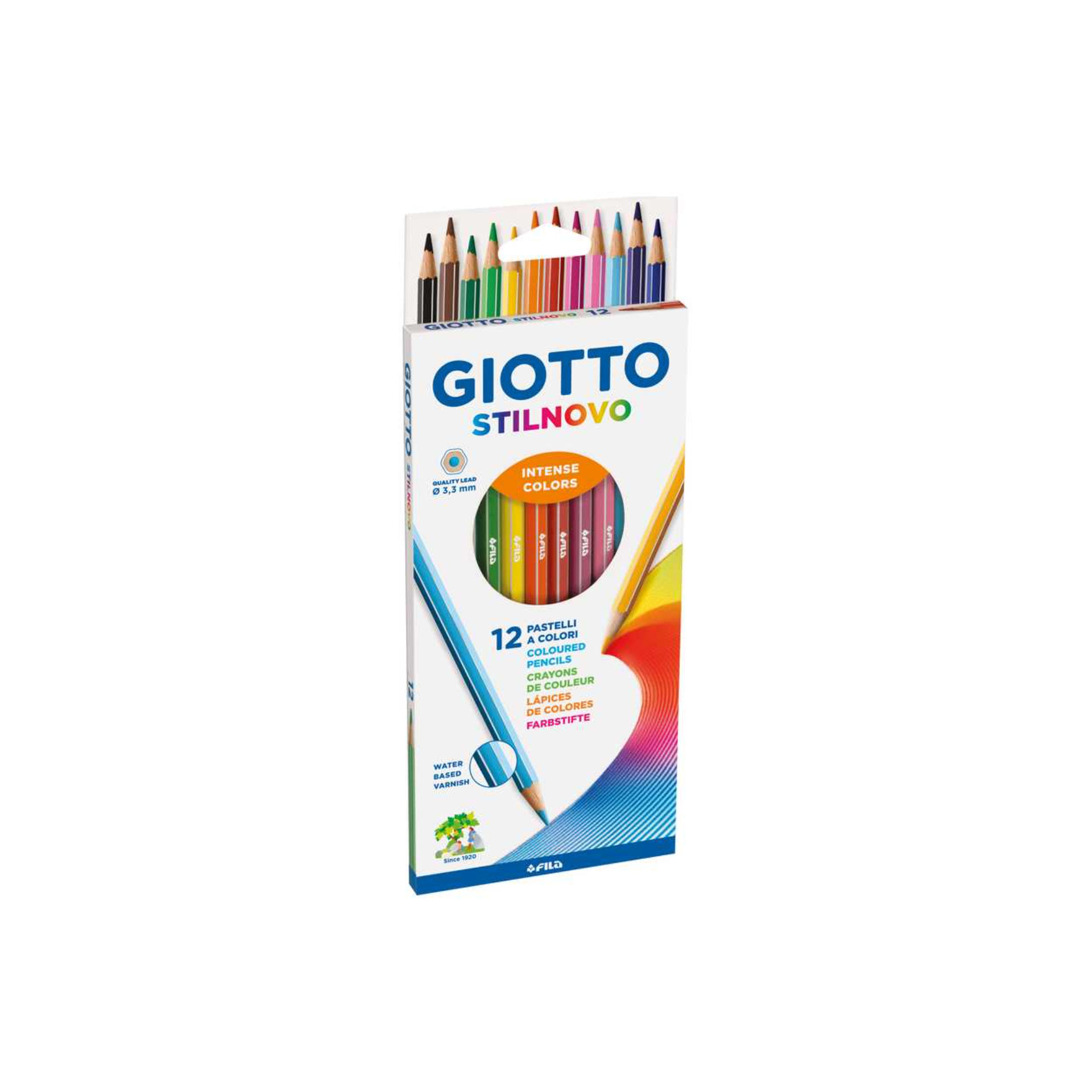 PASTELLO GIOTTO STILNOVO SCATOLA 12 COLORI  2565Giotto