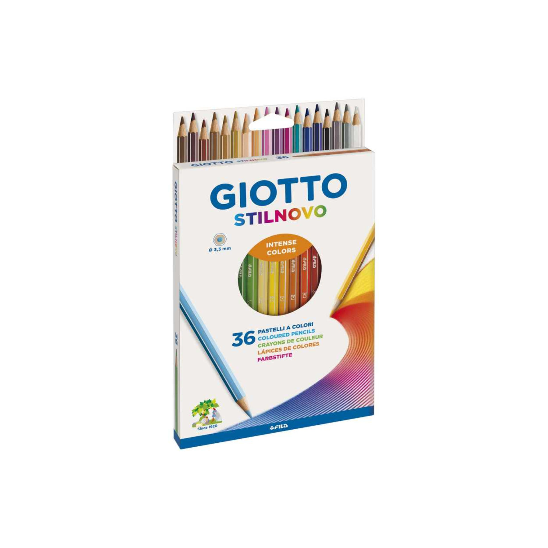 PASTELLO GIOTTO STILNOVO SCATOLA 36 COLORI  2567Giotto