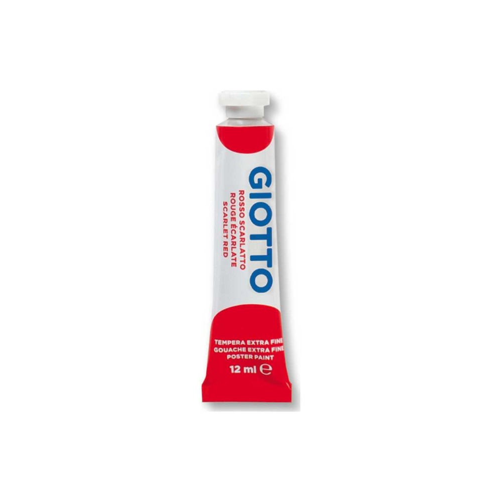 TEMPERA GIOTTO TUBO 12ML - ROSSO SCARLATTOGiotto