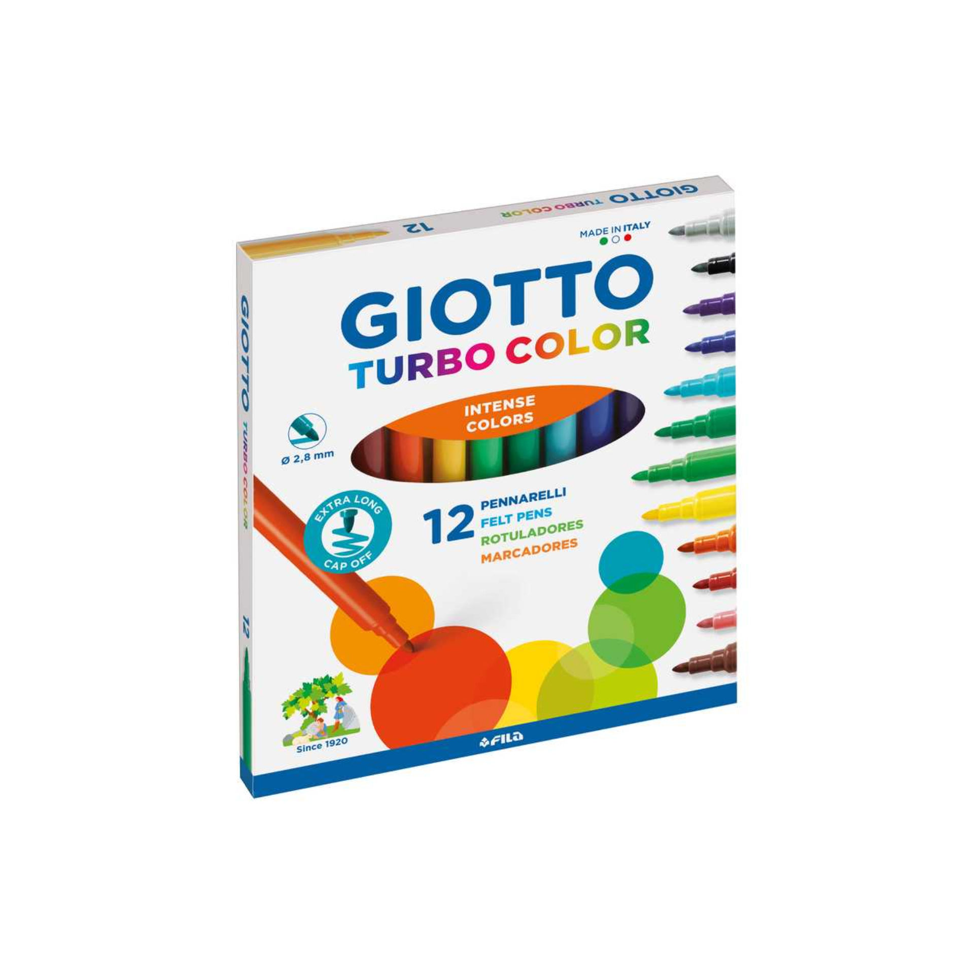 PENNARELLO GIOTTO TURBO COLOR SC. 12 COLORI  4160Giotto