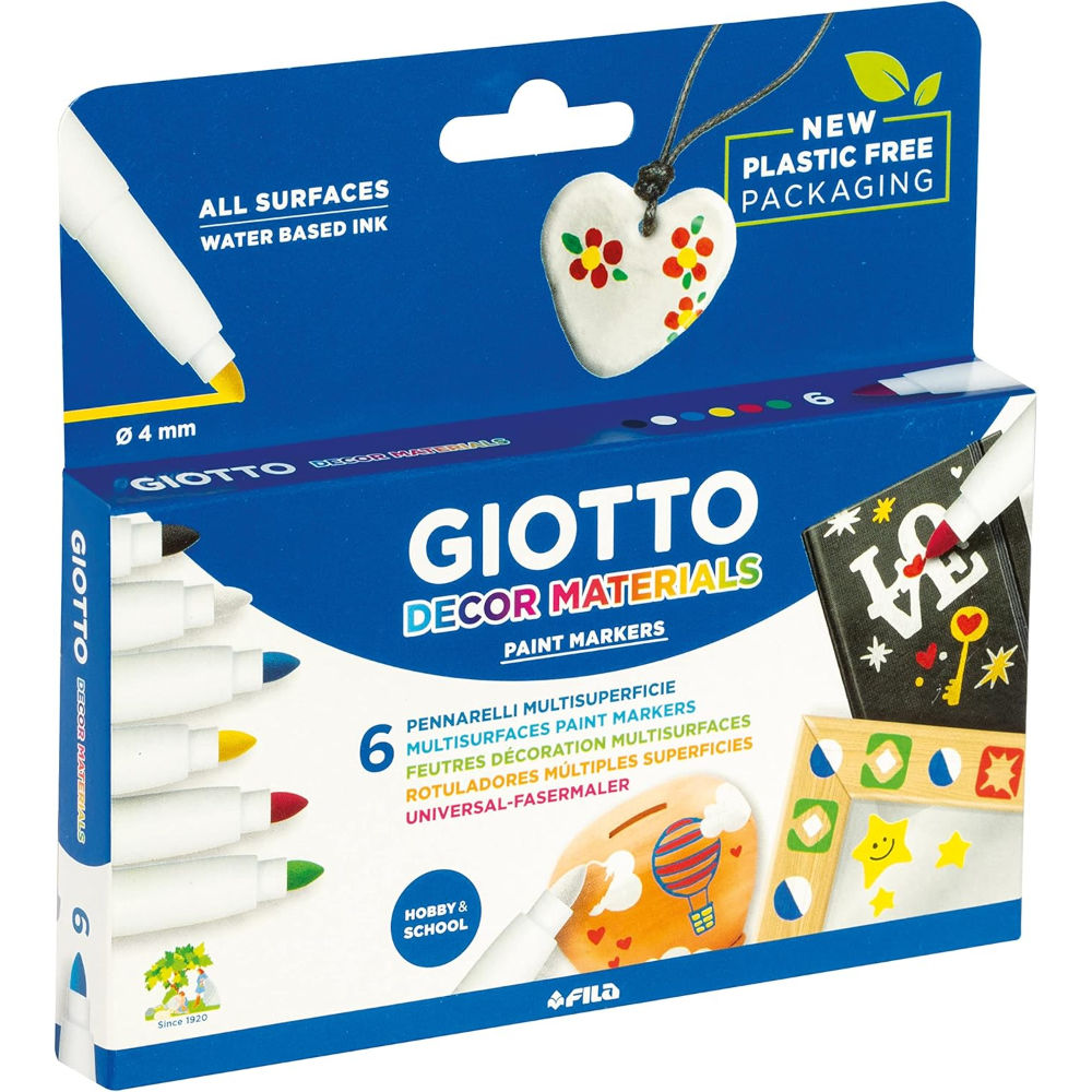 GIOTTO PENNARELLI DECOR MATERIALS 6PZGiotto