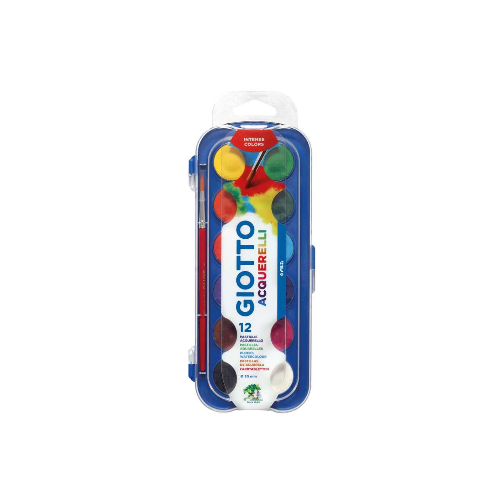 ACQUARELLO GIOTTO SCATOLA 12 COLORI      3512Giotto