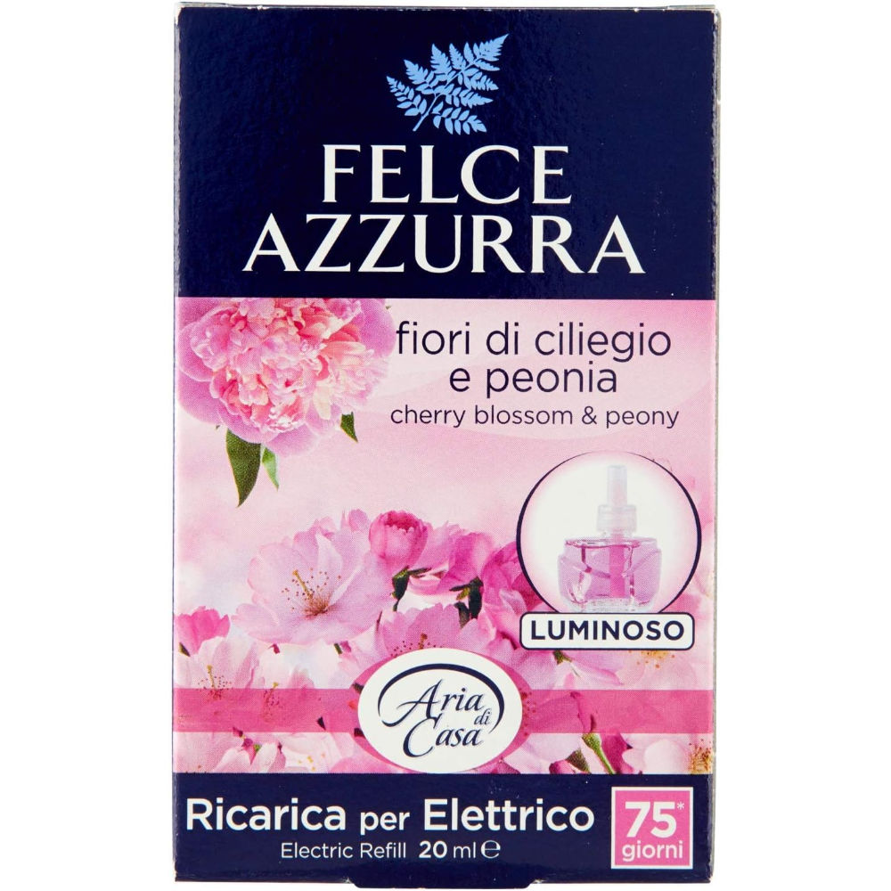 FELCE AZZURRA RICARICA ELETTRICO - CILIEGIO & PEONIAFelce Azzurra