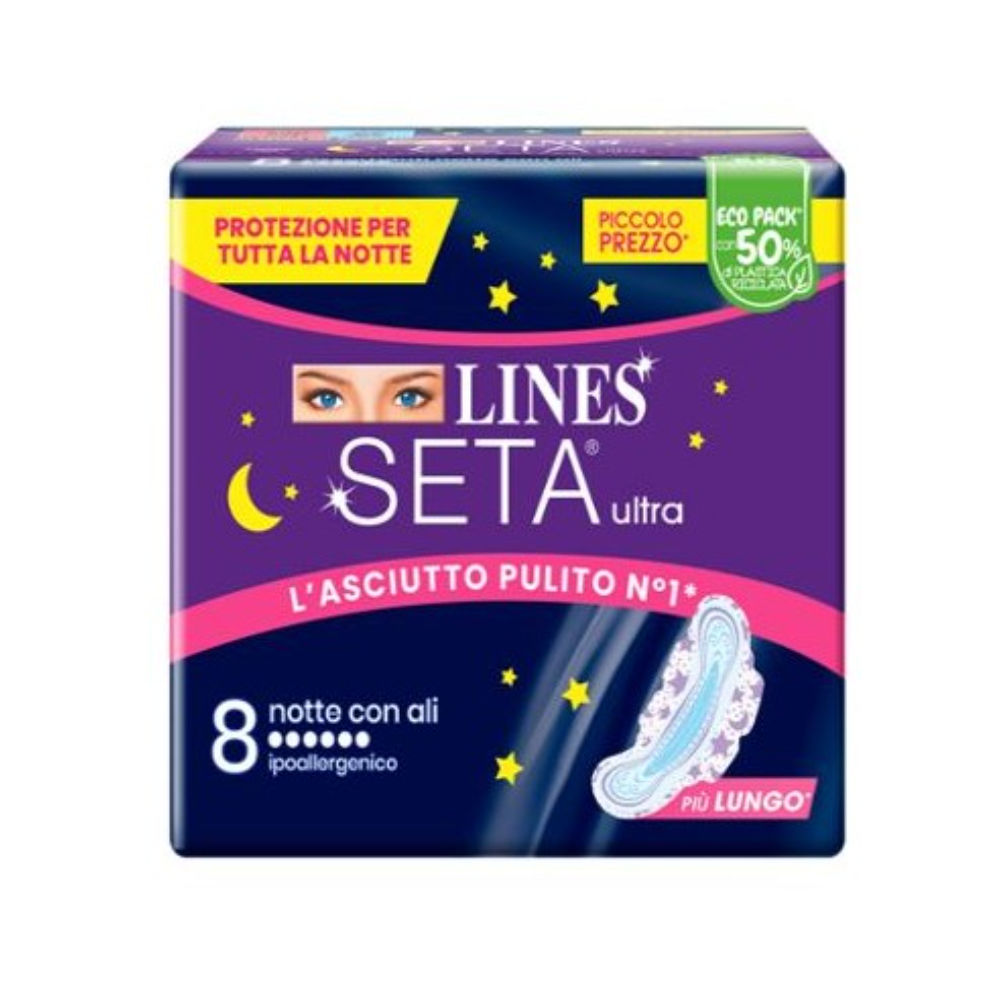 LINES SETA ULTRA NOTTE CON ALI - 8PZLines