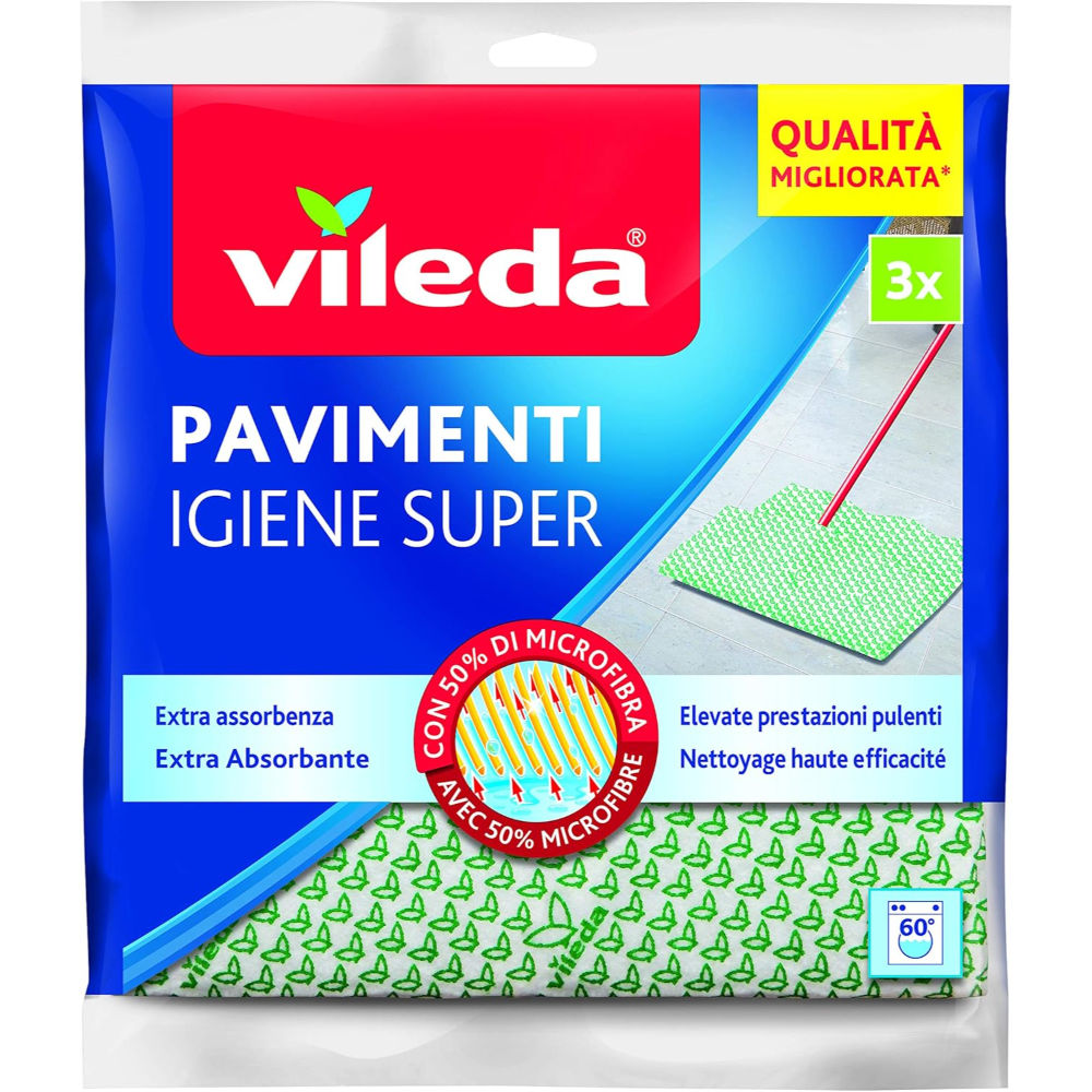 VILEDA PANNO PAVIMENTI - IGIENESUPER - 3PZVileda