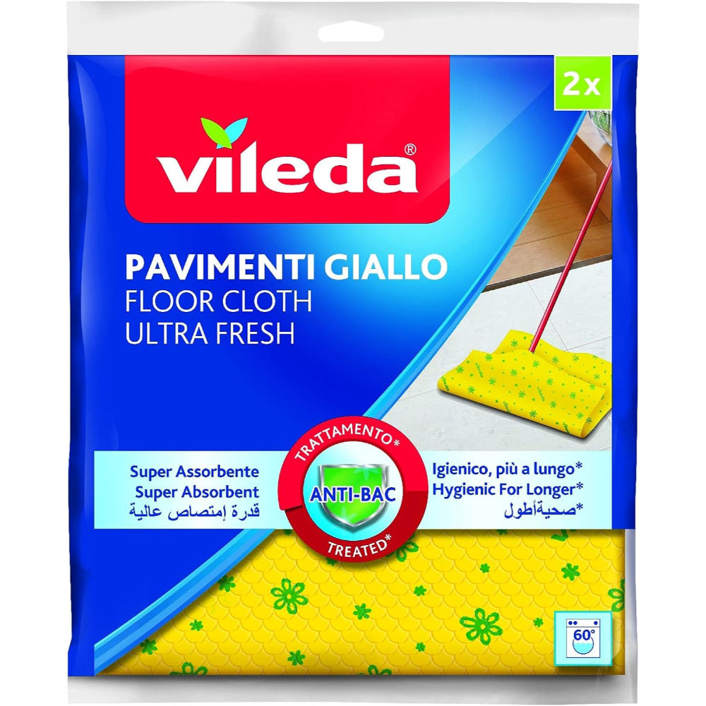 VILEDA PANNO PAVIMENTI GIALLO - 2PZVileda